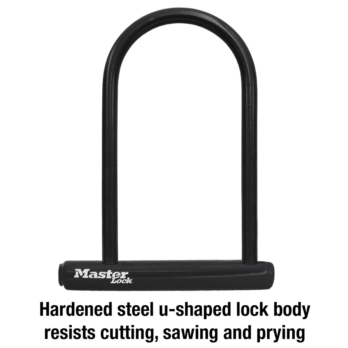 Master Lock 8320D Keyed Bike U-Lock – Black
