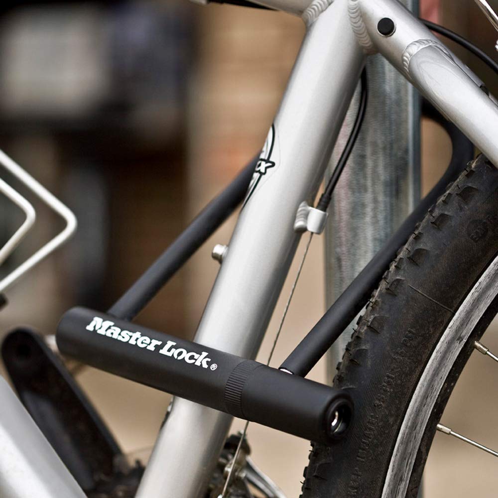 Master Lock 8320D Keyed Bike U-Lock – Black