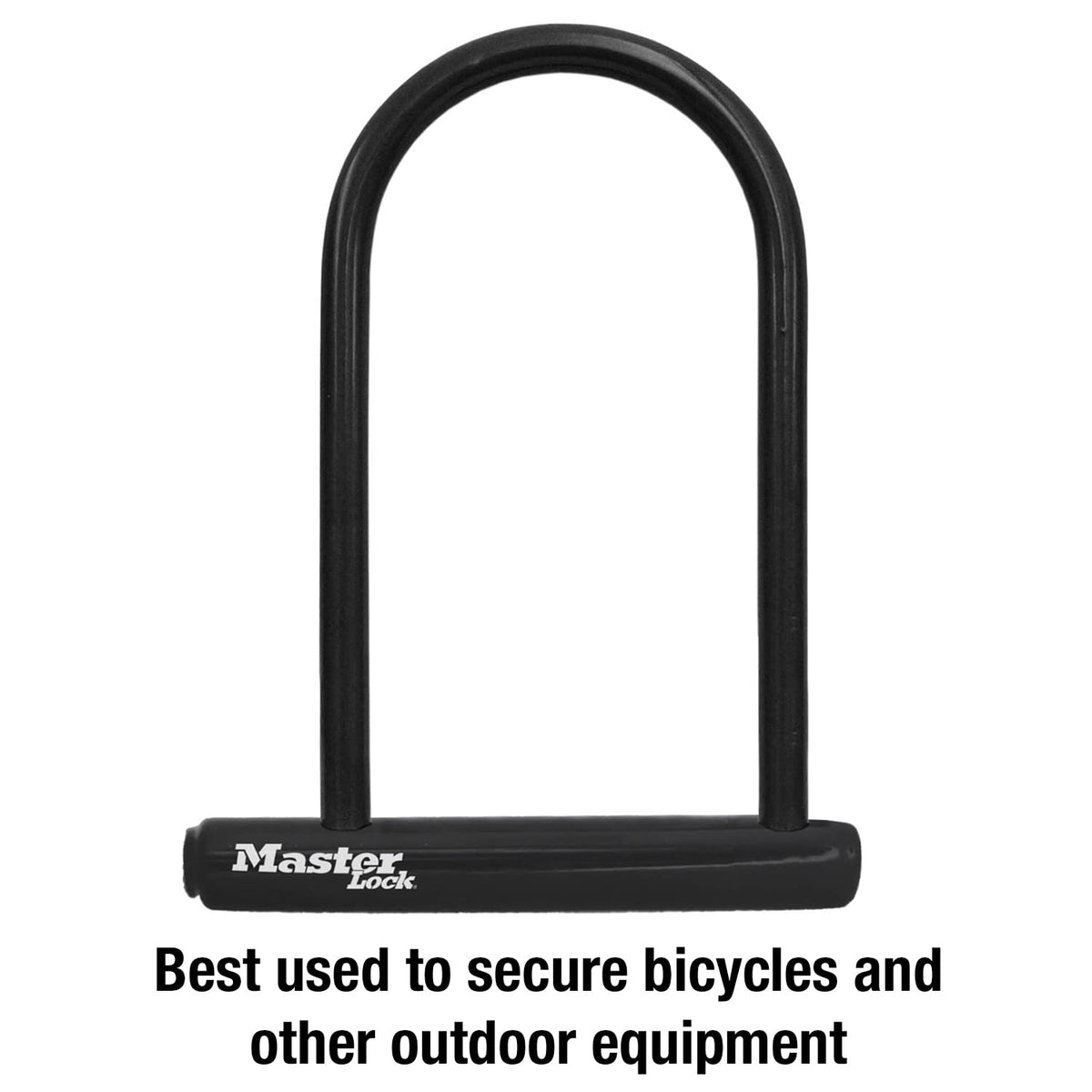 Master Lock 8320D Keyed Bike U-Lock – Black